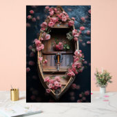 Mooie Roos Boat Acryl Acryl Bord (Huwelijk)