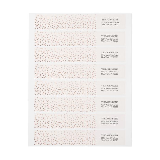 Mooie Roos Gold Confetti (Vel)