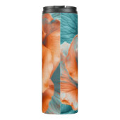 Mooie Roos Moderne Dag Gepersonaliseerd Thermosbeker (Achterkant)