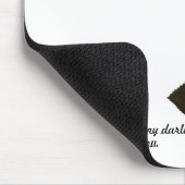 Mooie Roos Mousepad. Muismat (Hoek)