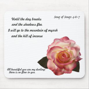 Mooie Roos Mousepad. Muismat
