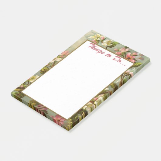 Mooie Roos to-do lijst Post-it notities Post-it® Notes (Schuin)