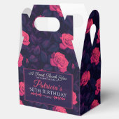 Mooie roos verjaardagsgunstdoos voor dessert tafel bedankdoosjes (Geopend)