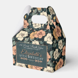 Mooie roos verjaardagsgunstdoos voor feestelijke g bedankdoosjes