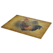 Mooie Rooster en Rustic Barn Chicken Coop Snijplank (Hoek)