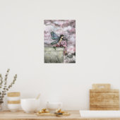 Mooie Rose Fairy Poster Print van Molly Harrison (Keuken)