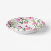 Mooie Roses Happy Birthday Papieren Kommen (Gebogen)