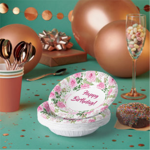 Mooie Roses Happy Birthday Papieren Kommen