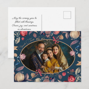 Mooie ✡️ Rosh Hashanah met foto Briefkaart