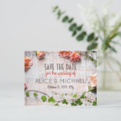 Mooie rotsvogel aankondigingskaart (Staand voorkant)