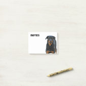 Mooie rottweiler post-it® notes (Op bureau)