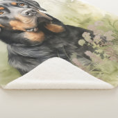 Mooie rottweiler sherpa deken (3/4)