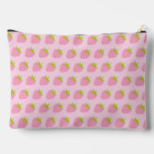 Mooie Roze Aardbei Patronen Persoonlijk Etui (Achterkant)