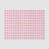 Mooie Roze Aardbeien Patroon Tissuepapier (Voorkant)