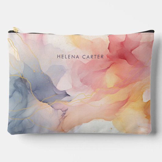 Mooie Roze Abstract Vrouwen Etui (Voorkant)