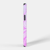 Mooie roze abstracte iPhone hoesje (Rechterkant)