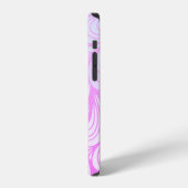 Mooie roze abstracte iPhone hoesje (Linkerkant)