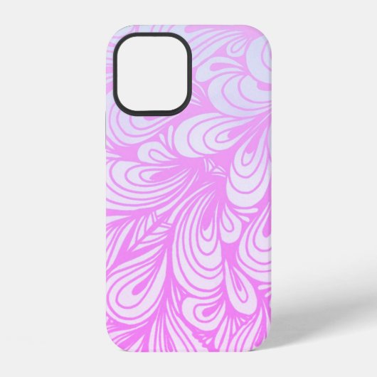 Mooie roze abstracte iPhone hoesje (Achterkant)