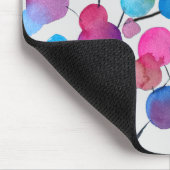 Mooie roze abstracte kunst boom muismat (Hoek)