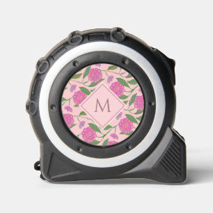 Mooie roze aquarel liberty bloemenpatroon meisjesa rolmaat