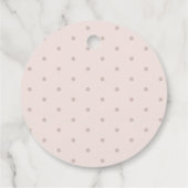 MOOIE ROZE AQUAREL VLINDER BRUIDSSLUIER BEDANKJES LABELS (Achterkant)