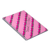 Mooie Roze Auto Notitieboek (Rechterzijde)