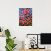 Mooie Roze Azalea's Bloemen Poster (Thuiskantoor)
