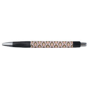 Mooie Roze Baby Meisje Egel Patroon Pen