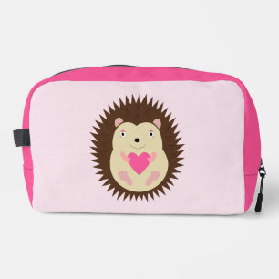 Mooie Roze Baby Meisje Egel Toilettasje