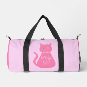 Mooie Roze Baby Meisje Kat Huidige Luiertas Plunjezak