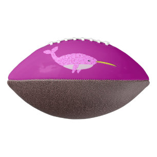 Mooie Roze Baby Meisje Narwal American Football