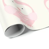 Mooie roze Baby Owl Cadeaupapier (Rol Hoek)