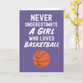 Mooie Roze Basketbal Kaarten Voor Baby Meisjes Kid (Gele Bloem)