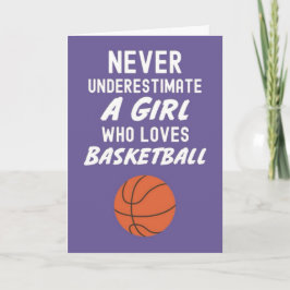 Mooie Roze Basketbal Kaarten Voor Meisjes Baby's K