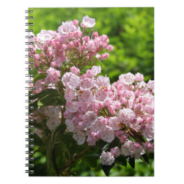 Mooie Roze Berglaurier Bloemen Notitieboek