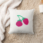 Mooie Roze Bessen Worp Kussen (Deken)