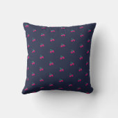 Mooie Roze Bessen Worp Kussen Cushion (Achterkant)