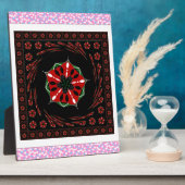 Mooie Roze Blauw Wit Harten van Liefde Ontwerp Fotoplaat (Zijkant)