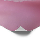 Mooie Roze Bloeiende Boom Poster (Hoek)