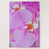 Mooie roze bloem legpuzzel (Verticaal)