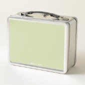 Mooie roze bloem metal lunchbox (Achterkant)