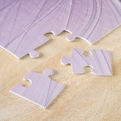 Mooie Roze Bloem Moderne Abstracte Fractale Kunst Legpuzzel (Zijkant)
