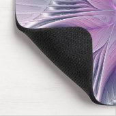 Mooie Roze Bloem Moderne Abstracte Fractale Kunst Muismat (Hoek)
