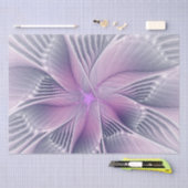 Mooie Roze Bloem Moderne Abstracte Fractale Kunst Tissuepapier (Craft)