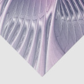 Mooie Roze Bloem Moderne Abstracte Fractale Kunst Tissuepapier (Detail)