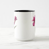 Mooie Roze Bloem Mok (Midden)