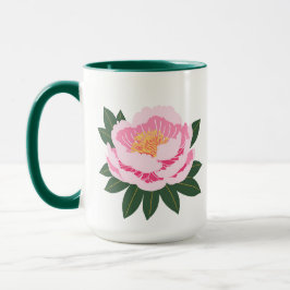 Mooie Roze Bloem Mok