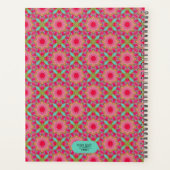 Mooie Roze Bloem Planner (Achterkant)