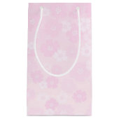 Mooie roze bloem romantisch klein cadeauzakje (Voorkant)