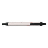 Mooie Roze Bloem Zwarte Inkt Pen (Achterkant)